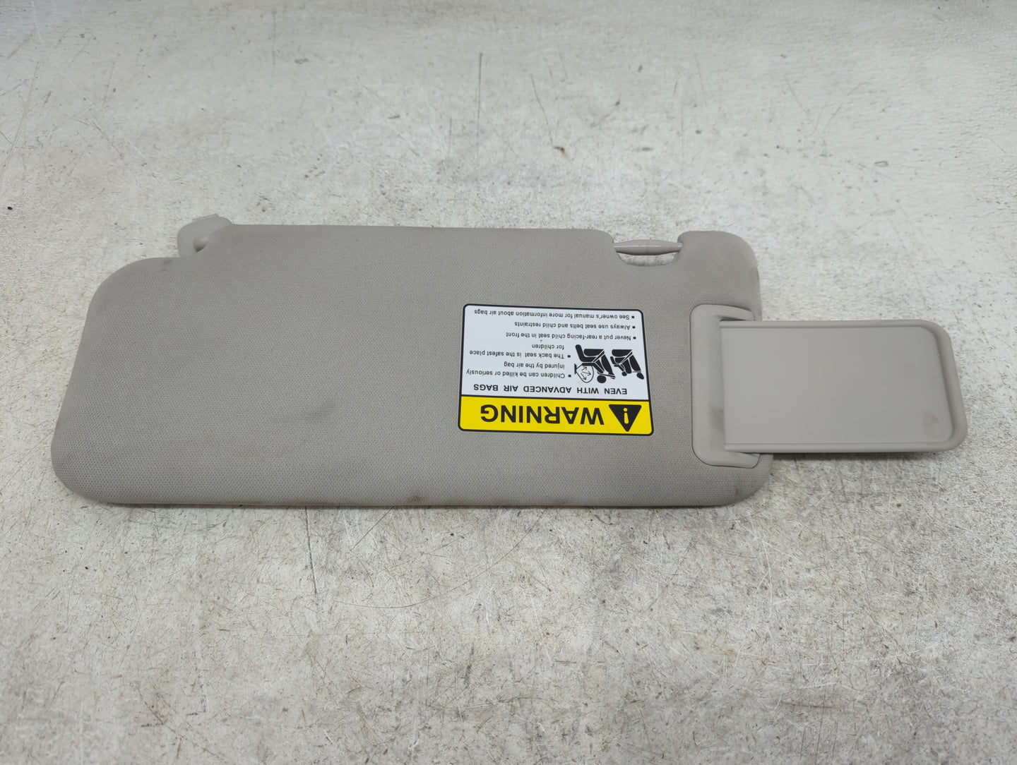 2021 Mazda Cx-5 Sun Visor Shade Replacement Passenger Right Mirror Fits OEM Used Auto Parts - Oemusedautoparts1.com