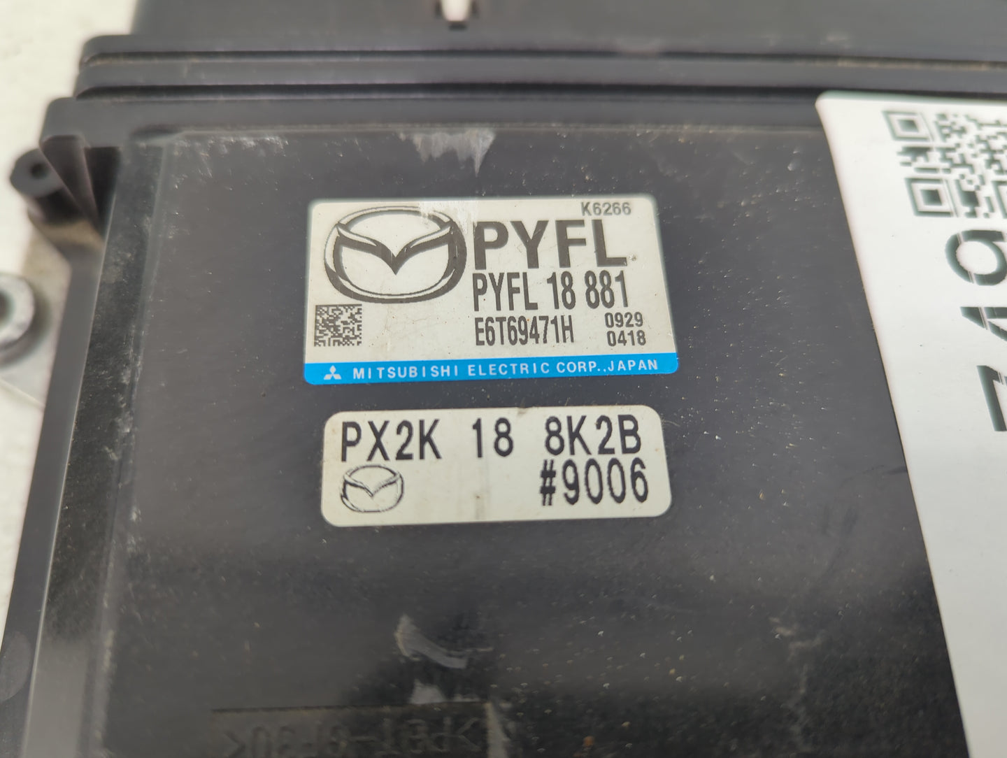 2019-2022 Mazda Cx-5 PCM Engine Control Computer ECU ECM PCU OEM P/N:PYFL 18 881 E6T69471H Fits Fits 2019 2020 2021 2022 OEM