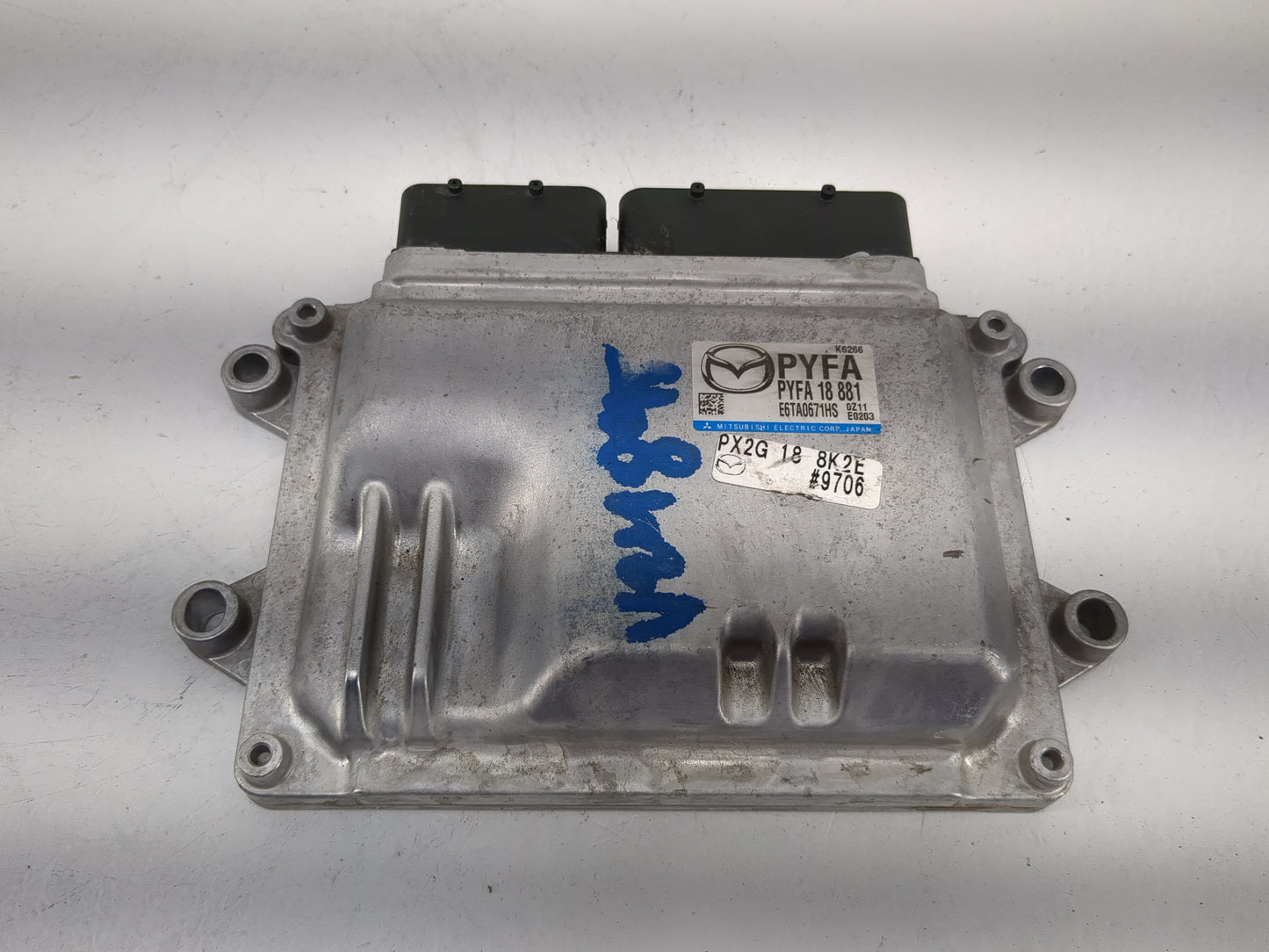 2018-2022 Mazda Cx-5 PCM Engine Control Computer ECU ECM PCU OEM P/N:PYFA18881 E6TA0671HS Fits Fits 2018 2019 2020 2021 2022