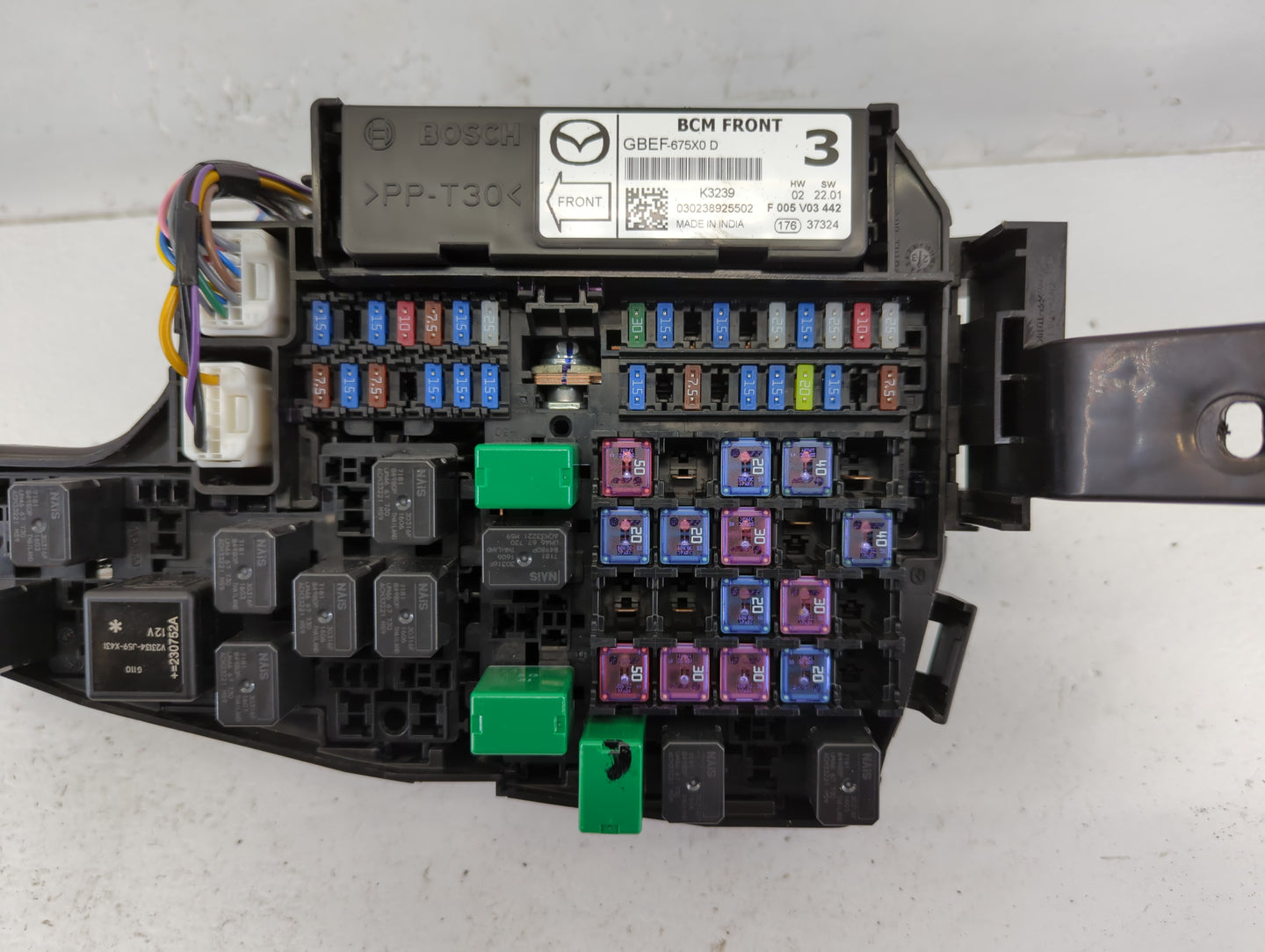 2013-2022 Mazda Cx-5 Fusebox Fuse Box Panel Relay Module P/N:KD47-66767 7154-7634-30 Fits OEM Used Auto Parts - Oemusedautop