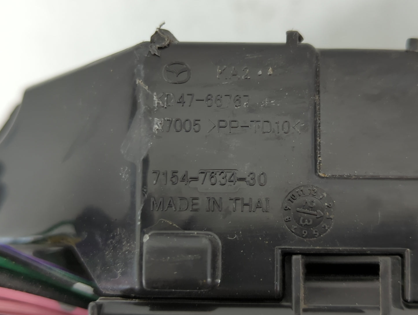 2013-2022 Mazda Cx-5 Fusebox Fuse Box Panel Relay Module P/N:KD47-66767 7154-7634-30 Fits OEM Used Auto Parts - Oemusedautop