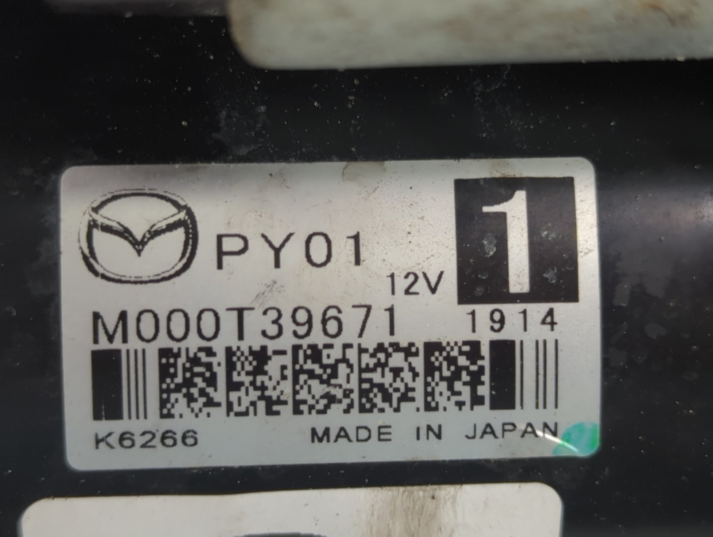 2014-2022 Mazda Cx-5 Car Starter Motor Solenoid OEM P/N:PY01 M000T39671 Fits Fits 2014 2015 2016 2017 2018 2019 2020 2021 20