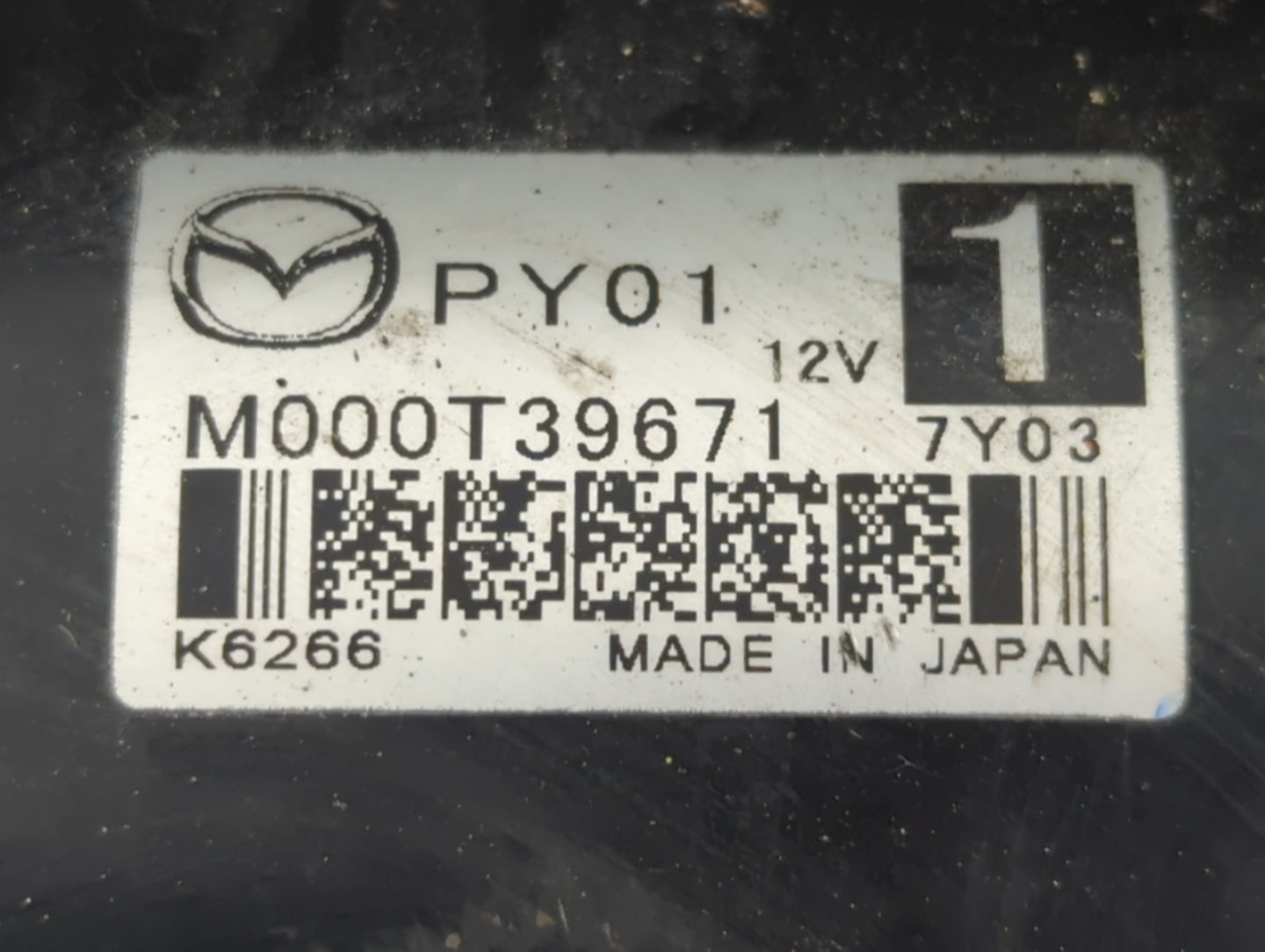 2019-2022 Mazda Cx-5 Car Starter Motor Solenoid OEM P/N:PY01 M000T39671 Fits Fits 2016 2017 2018 2019 2020 2021 2022 OEM Use