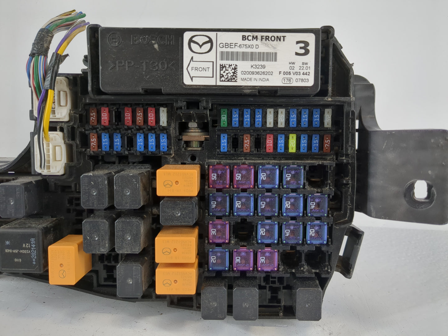 2016-2022 Mazda Cx-9 Fusebox Fuse Box Panel Relay Module P/N:GBEF-675X0 D Fits Fits 2016 2017 2018 2019 2020 2021 2022 OEM U