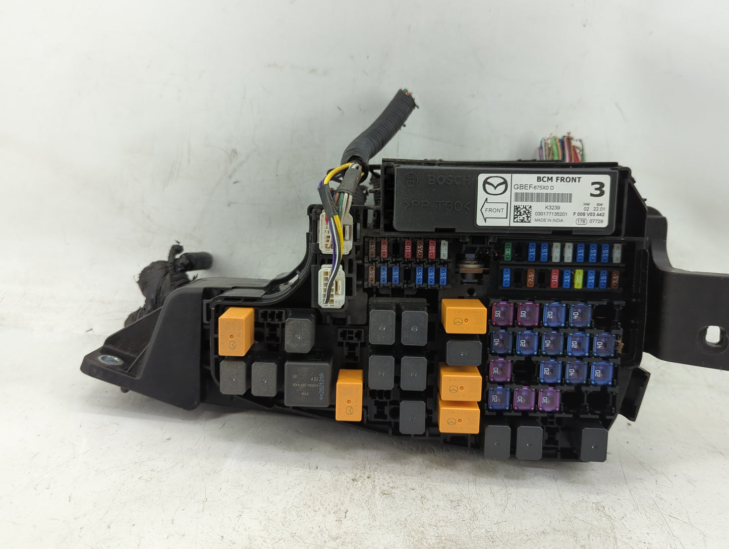 2016-2022 Mazda Cx-9 Fusebox Fuse Box Panel Relay Module P/N:GBEF-675X0 Fits Fits 2016 2017 2018 2019 2020 2021 2022 OEM Use