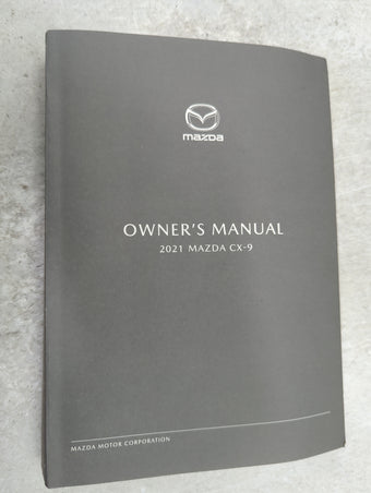 compare product 2021 Mazda Cx-9 Owners Manual Book Guide P/N:9999-95-011C-21 OEM Used Auto Parts