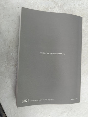 2021 Mazda Cx-9 Owners Manual Book Guide P/N:9999-95-011C-21 OEM Used Auto Parts