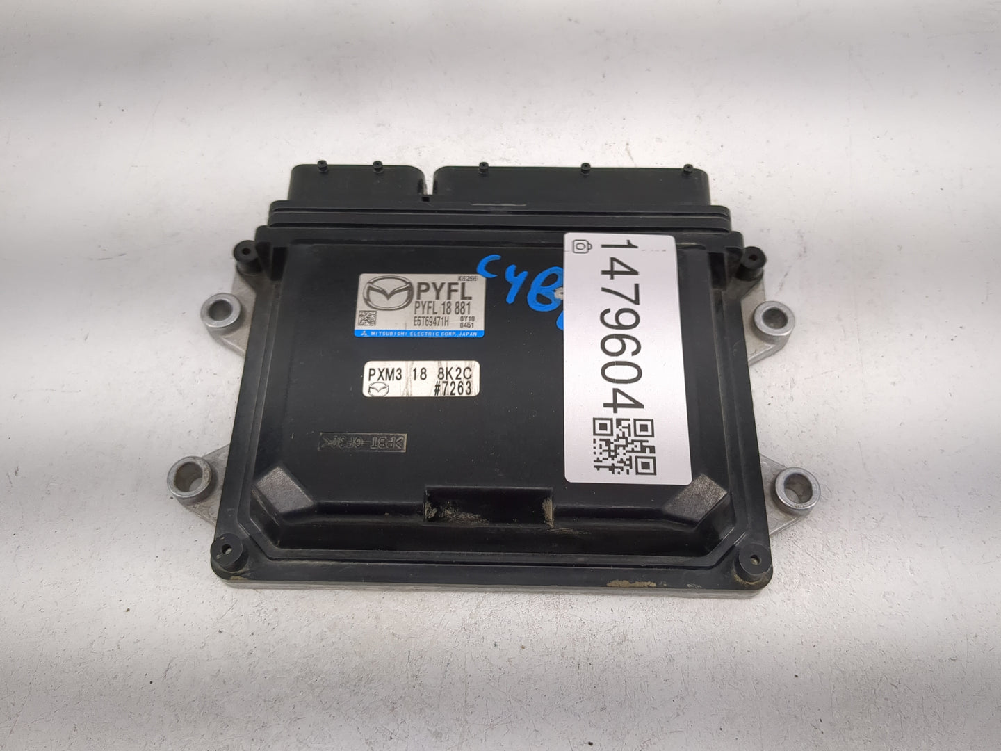 2016-2022 Mazda Cx-9 PCM Engine Control Computer ECU ECM PCU OEM P/N:PYFL 18 881 E6T69471H Fits OEM Used Auto Parts - Oemuse