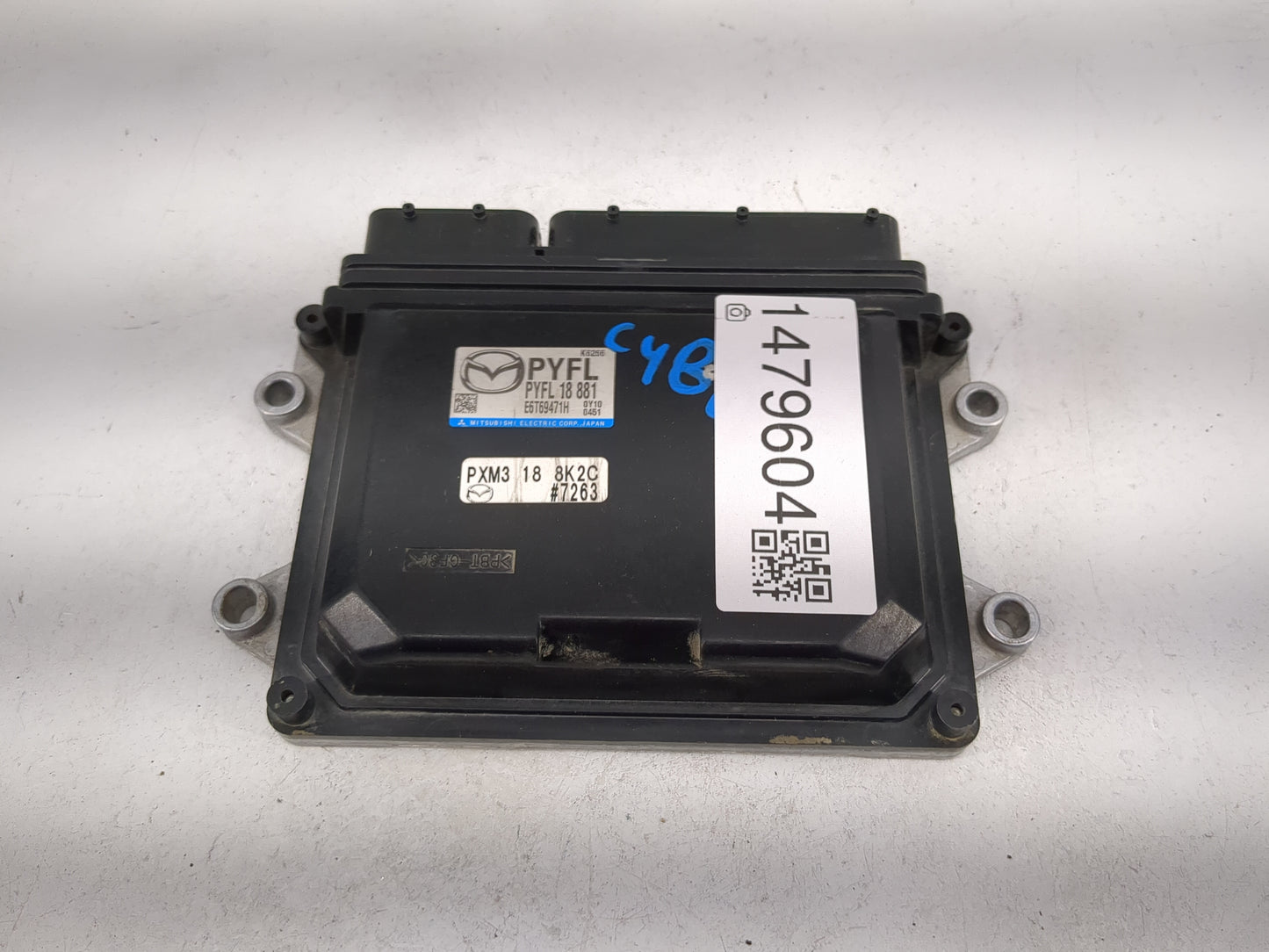 2016-2022 Mazda Cx-9 PCM Engine Control Computer ECU ECM PCU OEM P/N:PYFL 18 881 E6T69471H Fits OEM Used Auto Parts - Oemuse