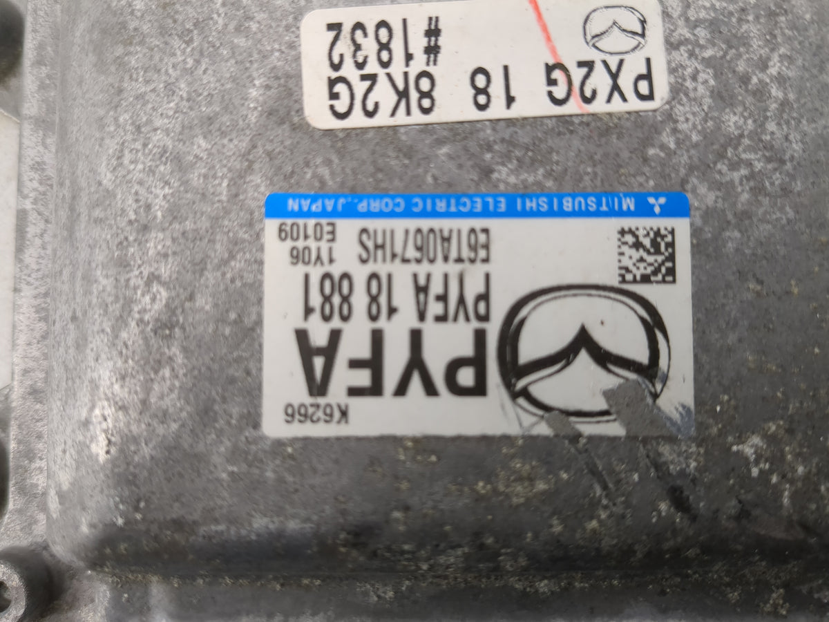2021 Mazda Cx5 PCM Engine Control Computer ECU ECM PCU OEM P/N:PYFA 18 881 E6TA0671HS, PX2G 18 8K2G Fits OEM Used Auto Parts