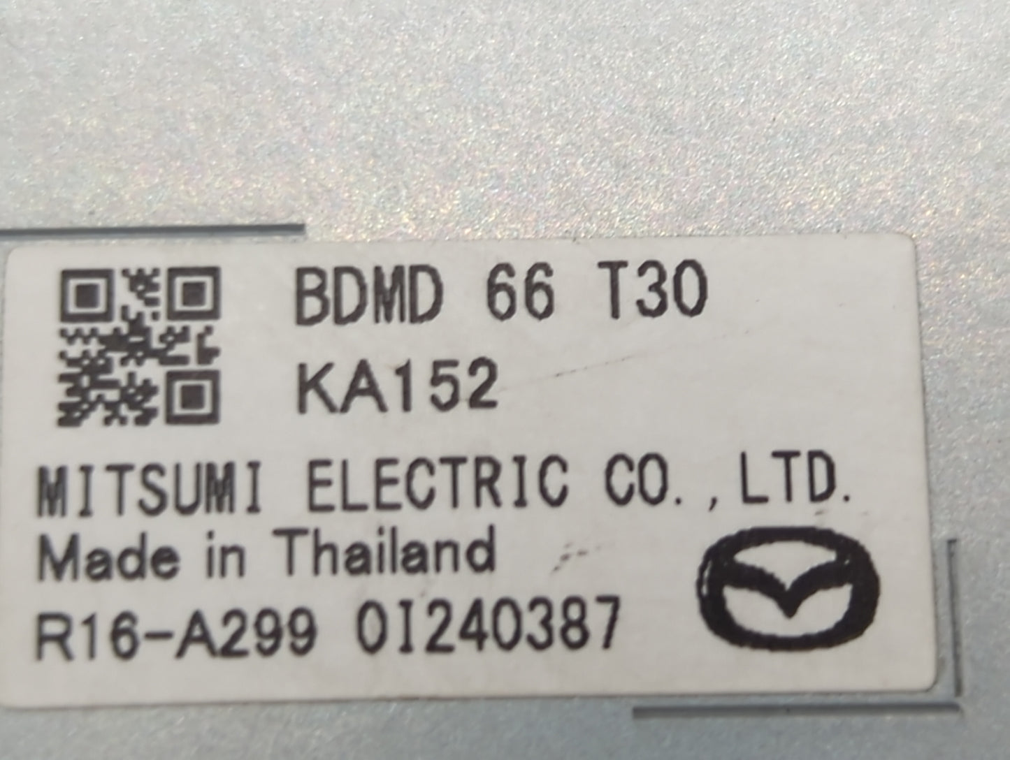 Mazda Mazda3 Communication Control Module Bdmd66t30|ka152|r16-a299 - Oemusedautoparts1.com