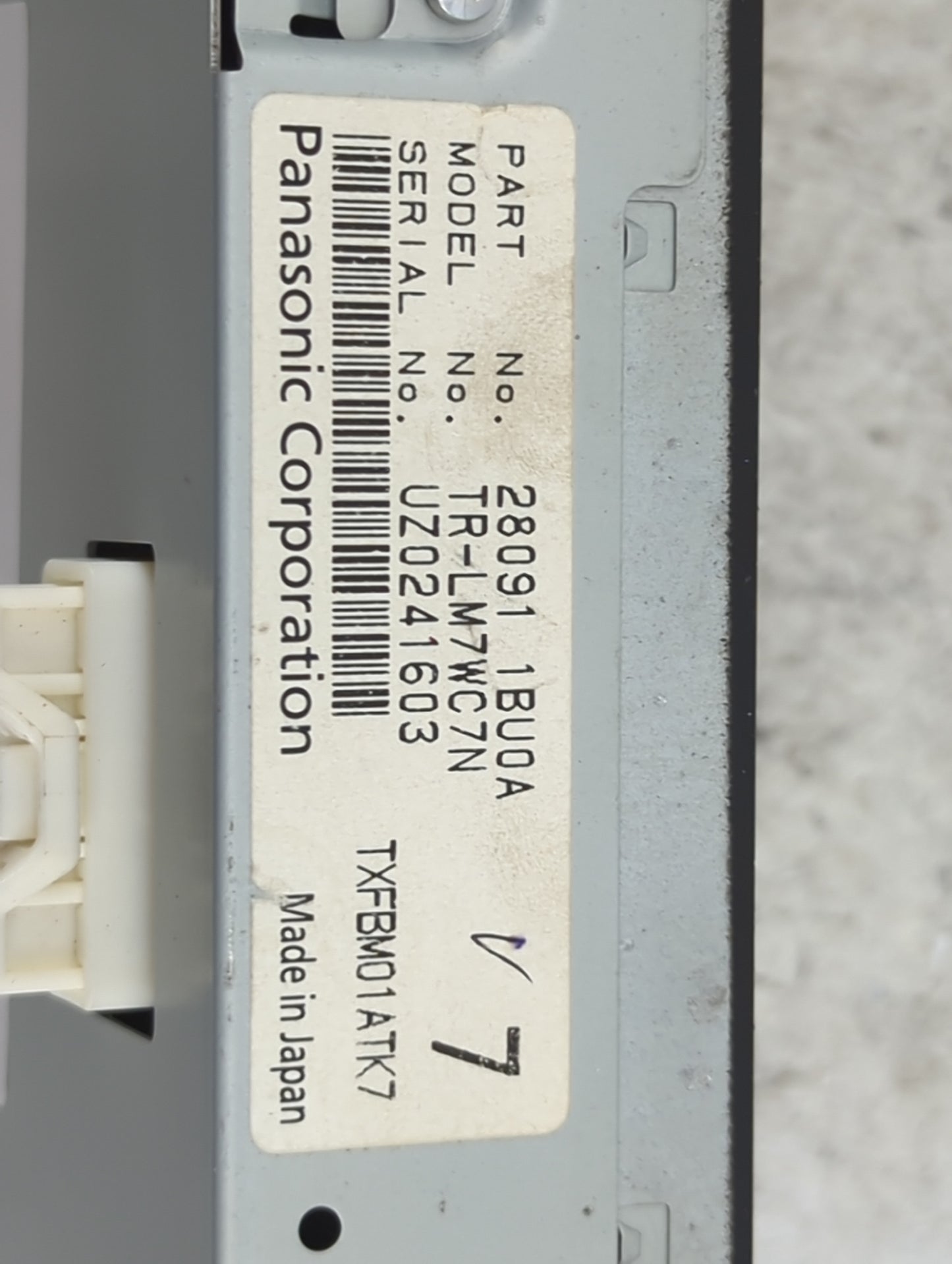 2021 Mazda Mazda3 Radio AM FM Cd Player Receiver Replacement P/N:28091 1BU0A TR-LM7WC7N Fits Fits 2019 2020 2022 OEM Used Au