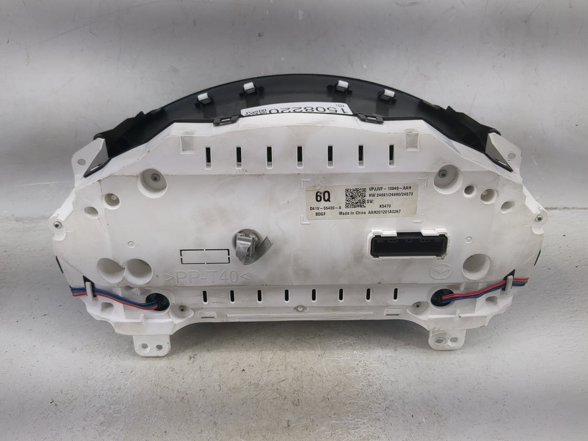 2021 Mazda Mazda3 Instrument Cluster Speedometer Gauges P/N:D41V-55430-A VPJJVF-10849-AAH Miles:74K Fits Fits 2019 2020 2022