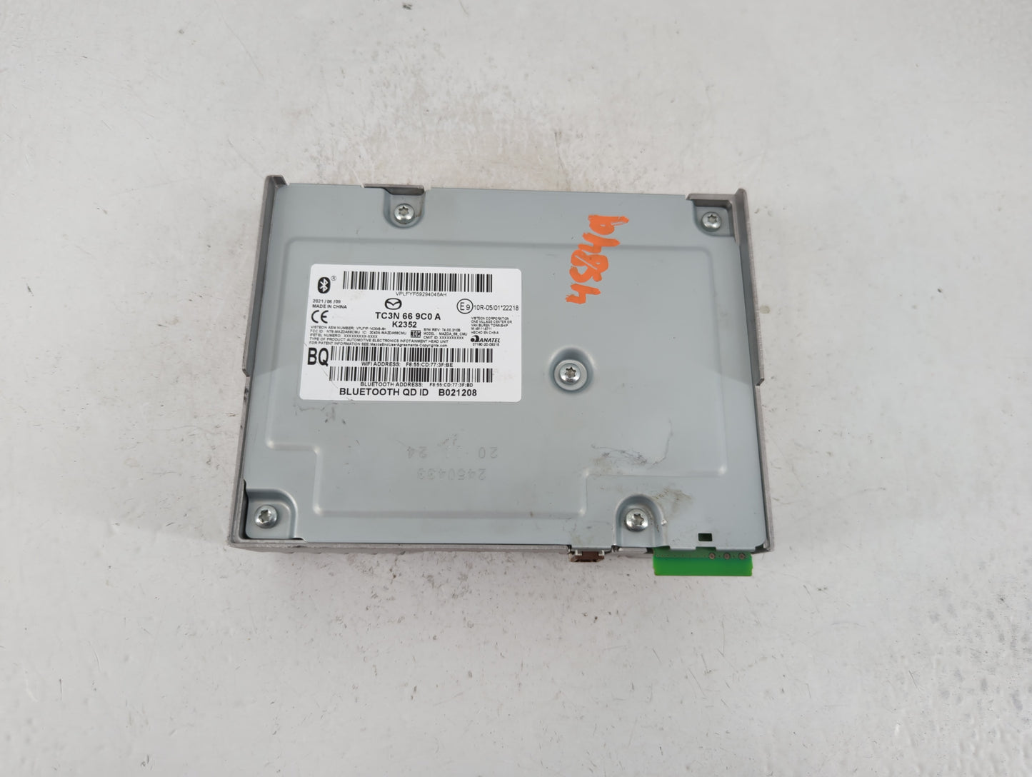 2021 Mazda Miata PCM Engine Control Computer ECU ECM PCU OEM P/N:TC3N 66 9C0 A Fits OEM Used Auto Parts - Oemusedautoparts1.
