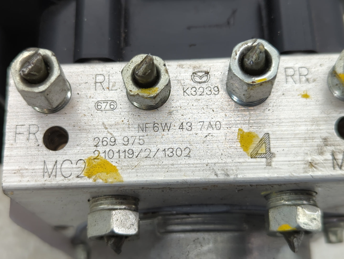 2021 Mazda Miata ABS Pump Control Module Replacement P/N:NF6W 43 7A0 Fits Fits 2020 OEM Used Auto Parts - Oemusedautoparts1.