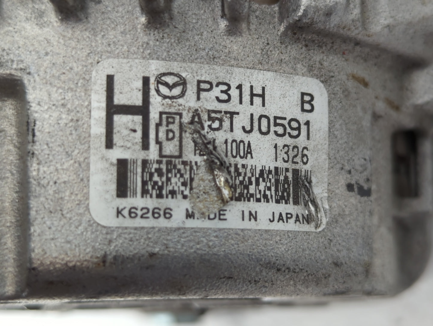 2021 Mazda Miata Alternator Replacement Generator Charging Assembly Engine OEM P/N:A5T J0591 Fits OEM Used Auto Parts - Oemu