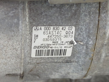 Mercedes-benz A250 Air Conditioning A/c Ac Compressor Oem