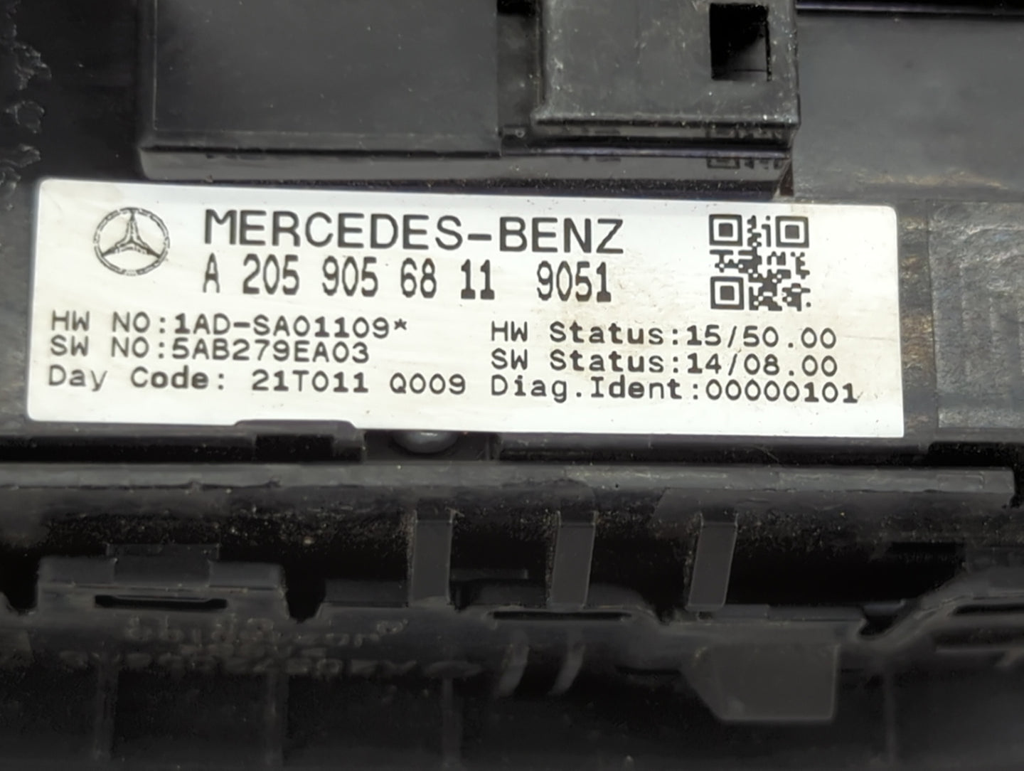 2021 Mercedes-Benz C-Class Master Power Window Switch Replacement Driver Side Left P/N:A2059056811 1AD-SA01109 Fits OEM Used