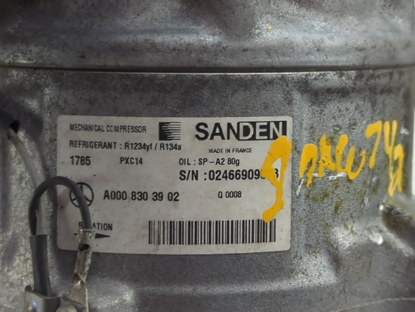2017-2021 Mercedes-benz C300 Air Conditioning A/c Ac Compressor Oem - Oemusedautoparts1.com