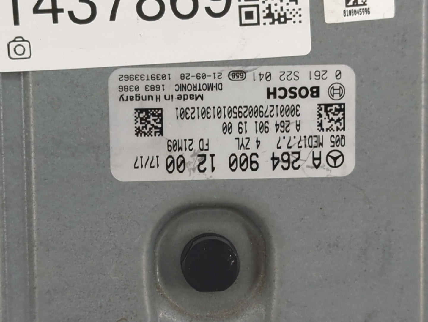 2020-2021 Mercedes-Benz C300 PCM Engine Control Computer ECU ECM PCU OEM P/N:A2649001200 A2649011900 Fits Fits 2020 2021 202