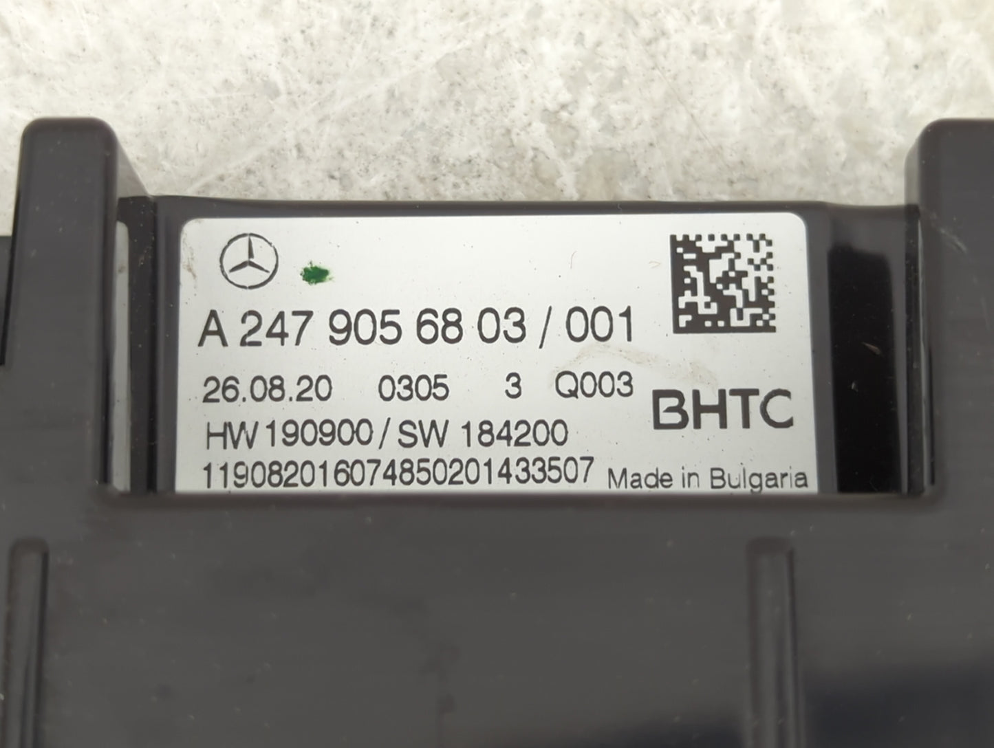 2020-2021 Mercedes-Benz Cla250 Climate Control Module Temperature AC/Heater Replacement P/N:A 247 905 68 03 Fits Fits 2020 2