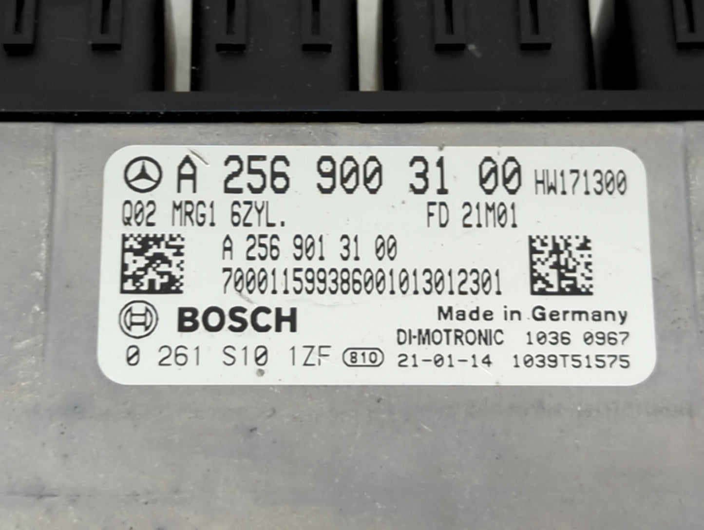 2021 Mercedes-Benz E450 PCM Engine Control Computer ECU ECM PCU OEM P/N:A2569003100 A2569013100, 0261S101ZF Fits OEM Used Au