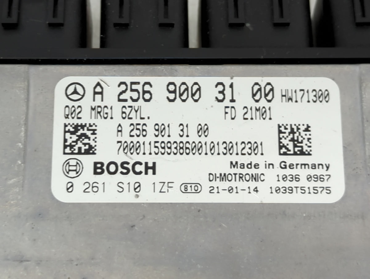 2021 Mercedes-Benz E450 PCM Engine Control Computer ECU ECM PCU OEM P/N:A2569003100 A2569013100, 0261S101ZF OEM Used Auto Pa