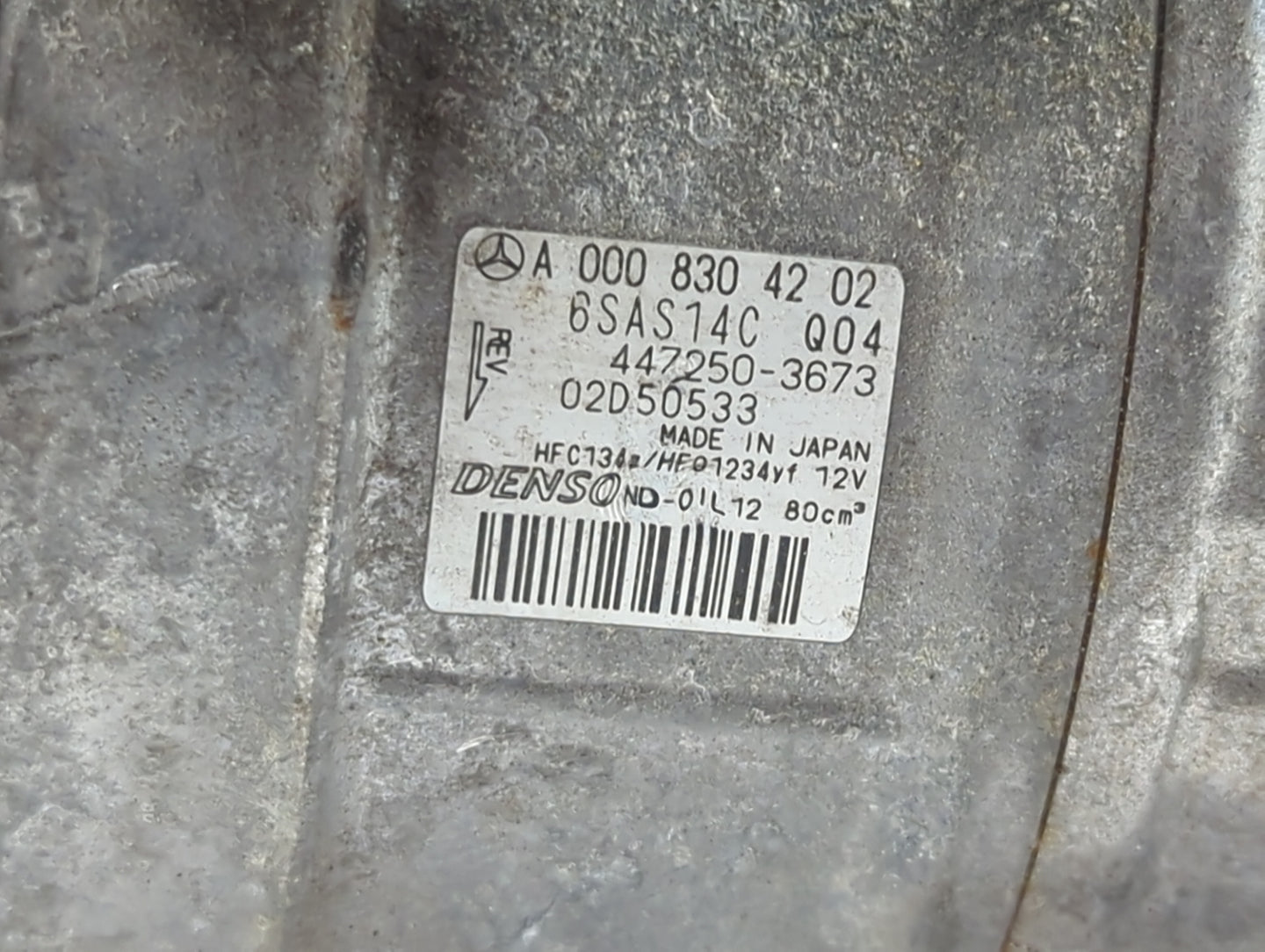2021-2021 Mercedes-benz Gla250 Air Conditioning A/c Ac Compressor Oem - Oemusedautoparts1.com