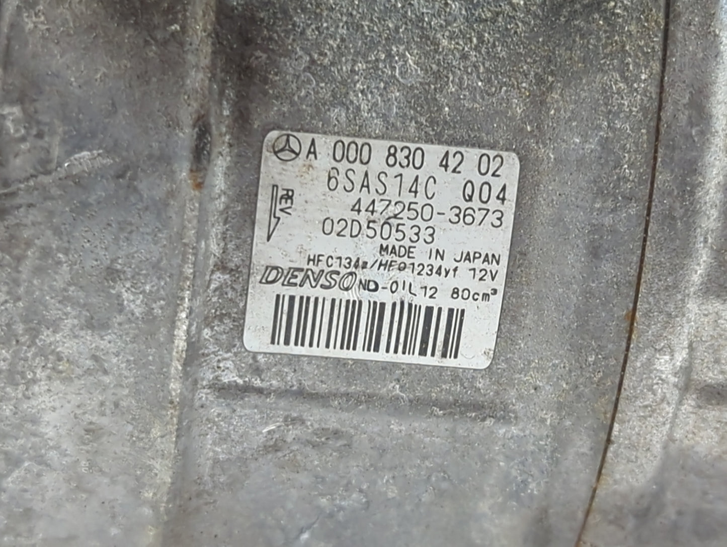 2021-2021 Mercedes-benz Gla250 Air Conditioning A/c Ac Compressor Oem - Oemusedautoparts1.com