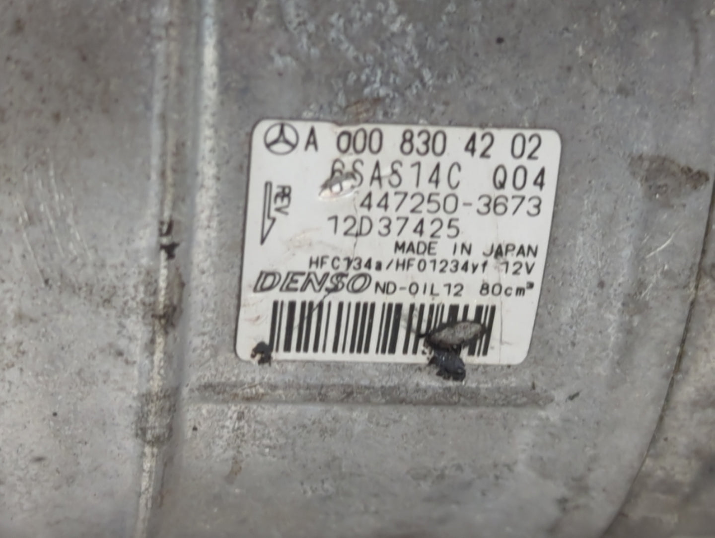2021-2021 Mercedes-benz Gla250 Air Conditioning A/c Ac Compressor Oem - Oemusedautoparts1.com