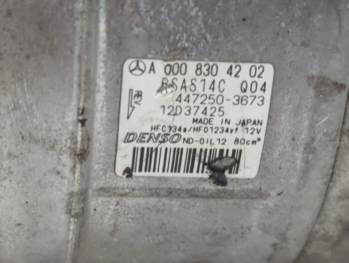 2021-2021 Mercedes-benz Gla250 Air Conditioning A/c Ac Compressor Oem - Oemusedautoparts1.com