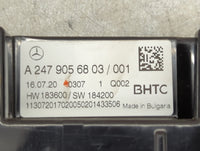 2021 Mercedes-Benz Gla250 Climate Control Module Temperature AC/Heater Replacement P/N:A 247 905 68 03 Fits Fits 2020 OEM Us