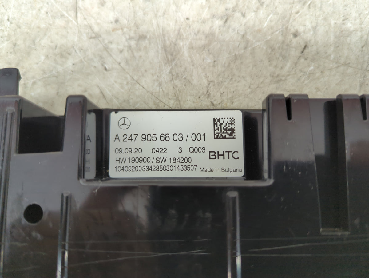 2021 Mercedes-Benz Gla250 Climate Control Module Temperature AC/Heater Replacement P/N:A2479056803 HW190900 Fits Fits 2020 O