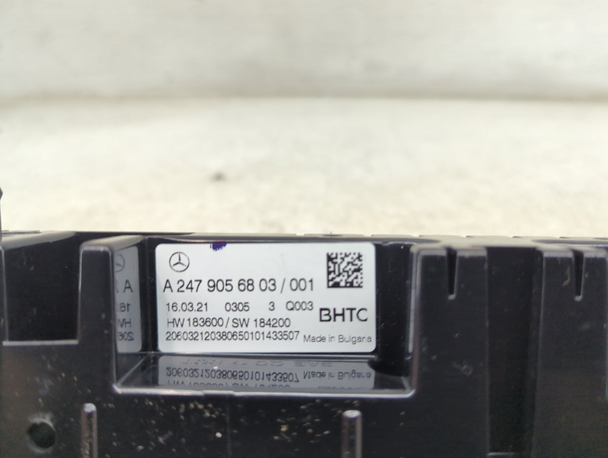 2021 Mercedes-Benz Gla250 Climate Control Module Temperature AC/Heater Replacement P/N:A2479056803 Fits Fits 2020 OEM Used A