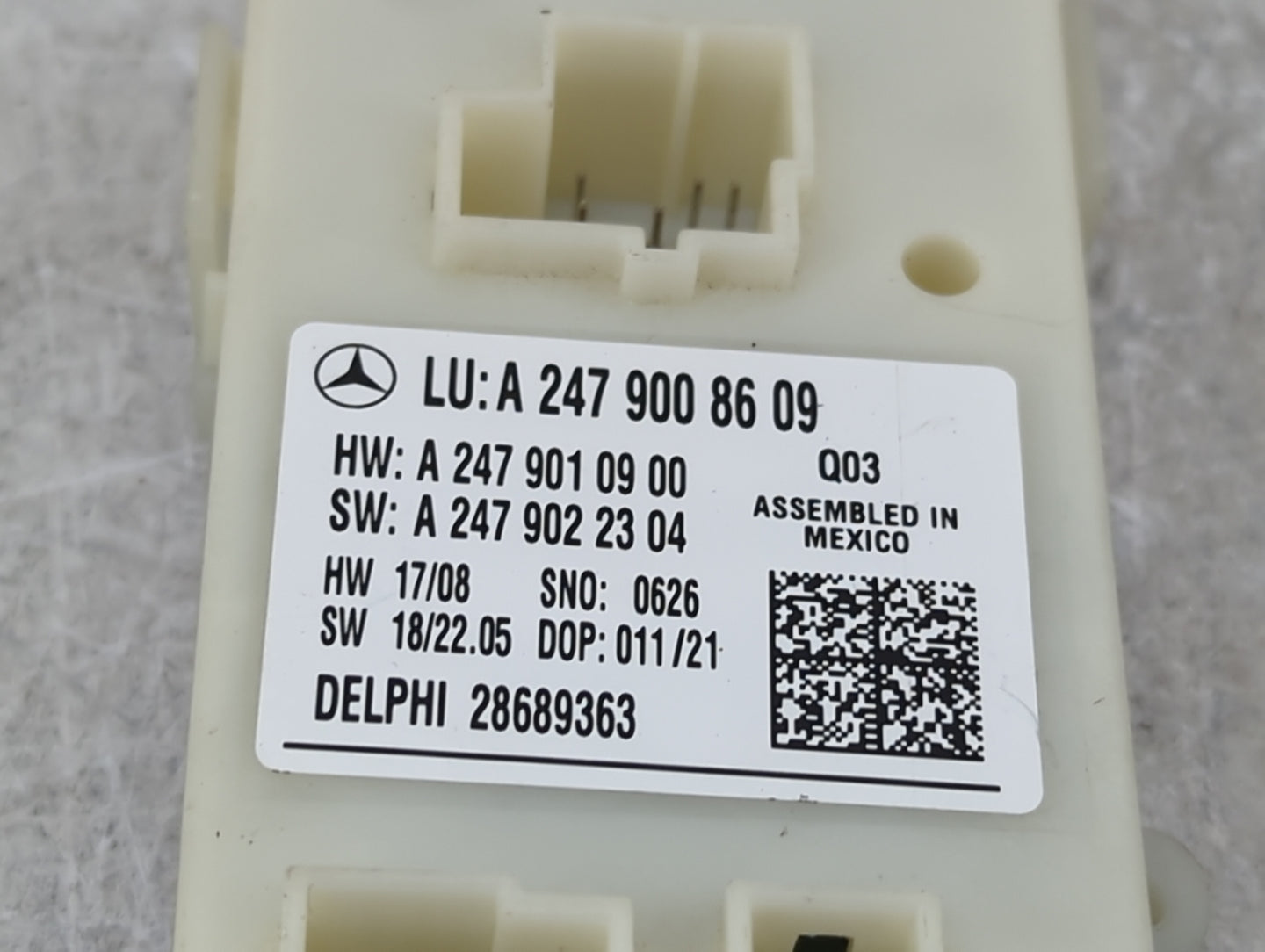 2021 Mercedes-benz Glb250 Tailgate Control Module - Oemusedautoparts1.com