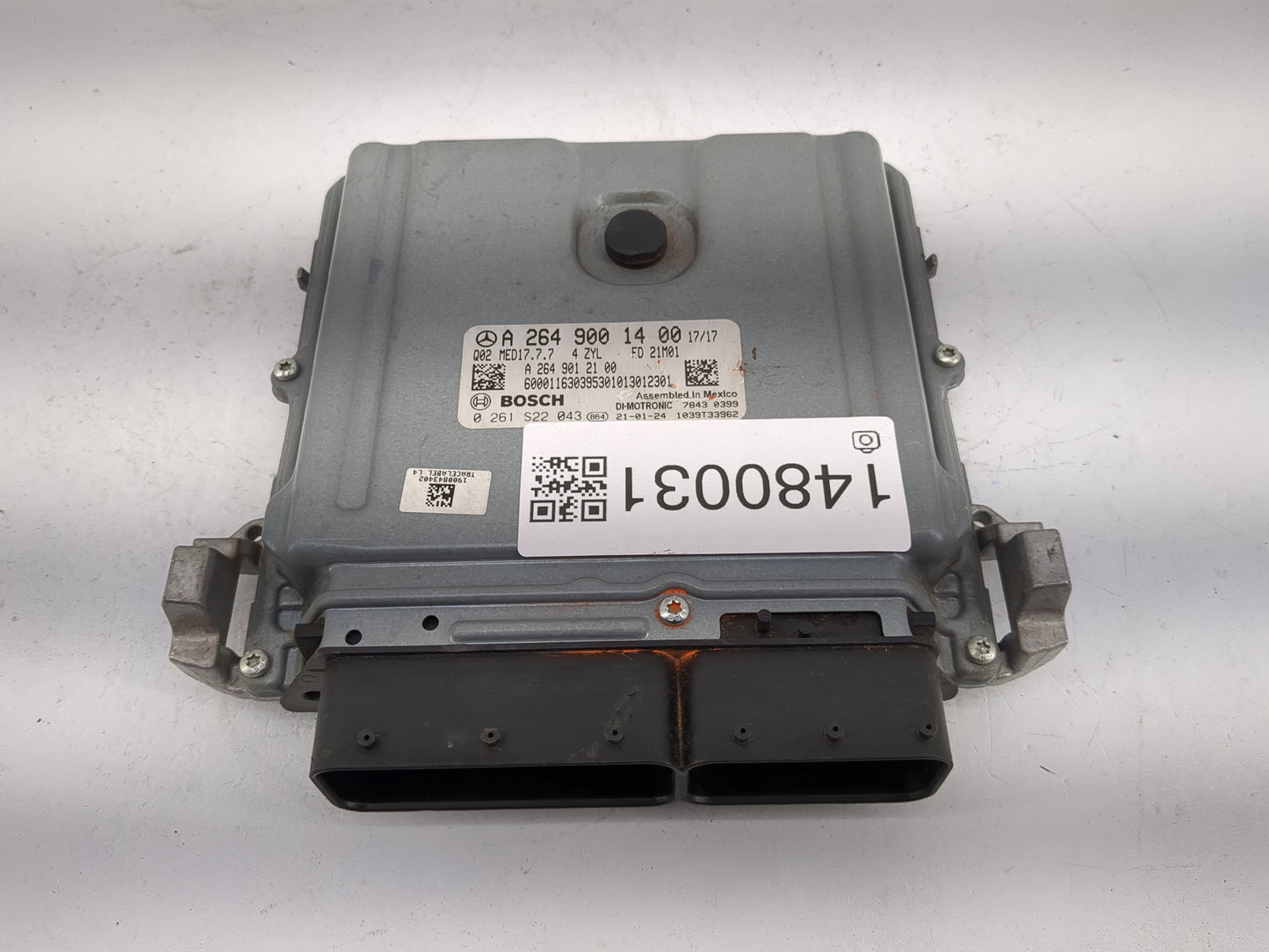 2021 Mercedes-Benz Glb250 PCM Engine Control Computer ECU ECM PCU OEM P/N:A2649001400 A2649012100, 0261S22043 Fits OEM Used 