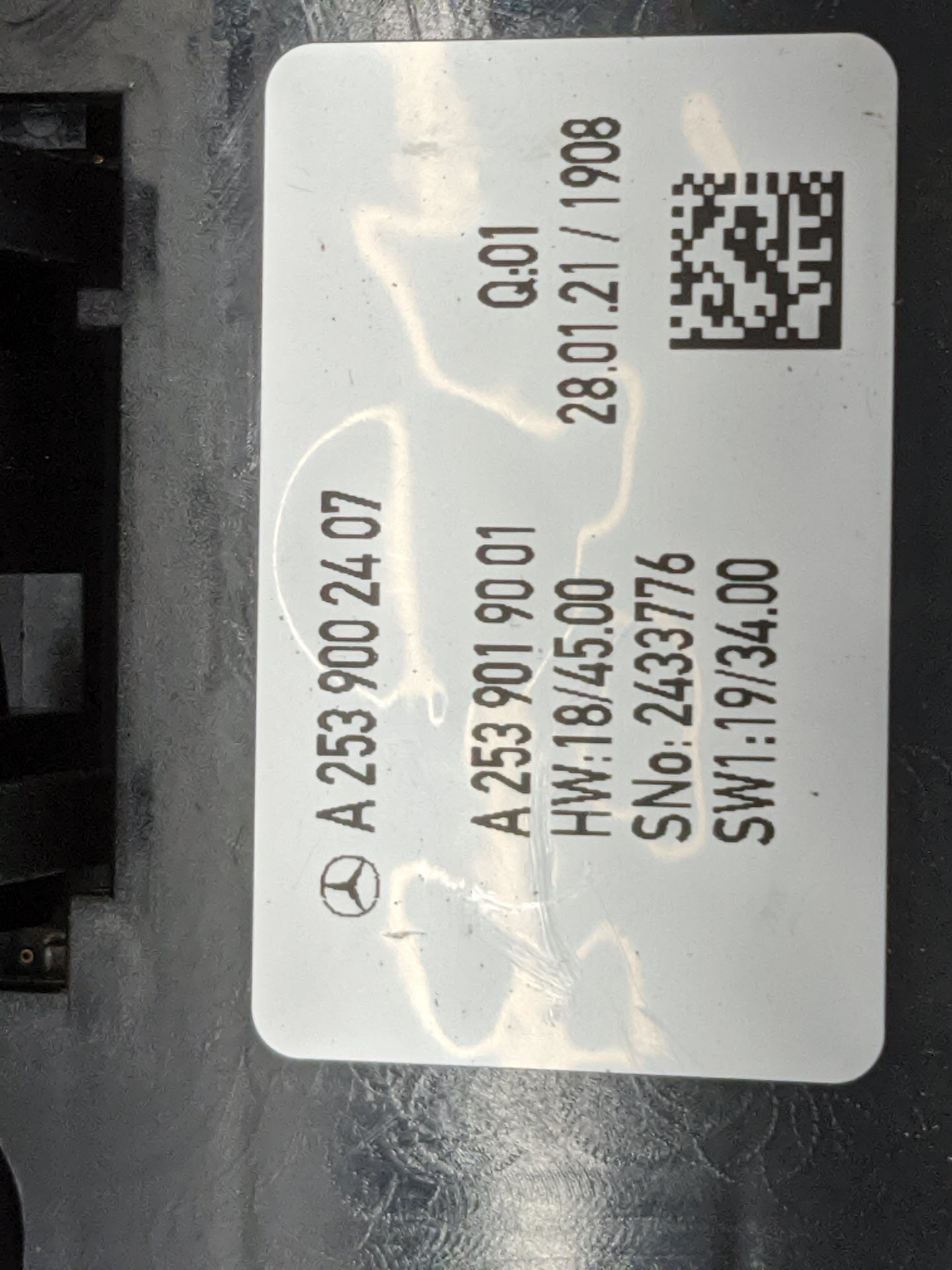 2021 Mercedes-Benz Glc-Class Radio AM FM Cd Player Receiver Replacement P/N:A2539002407 A2539019001, A2539055203, A253905560
