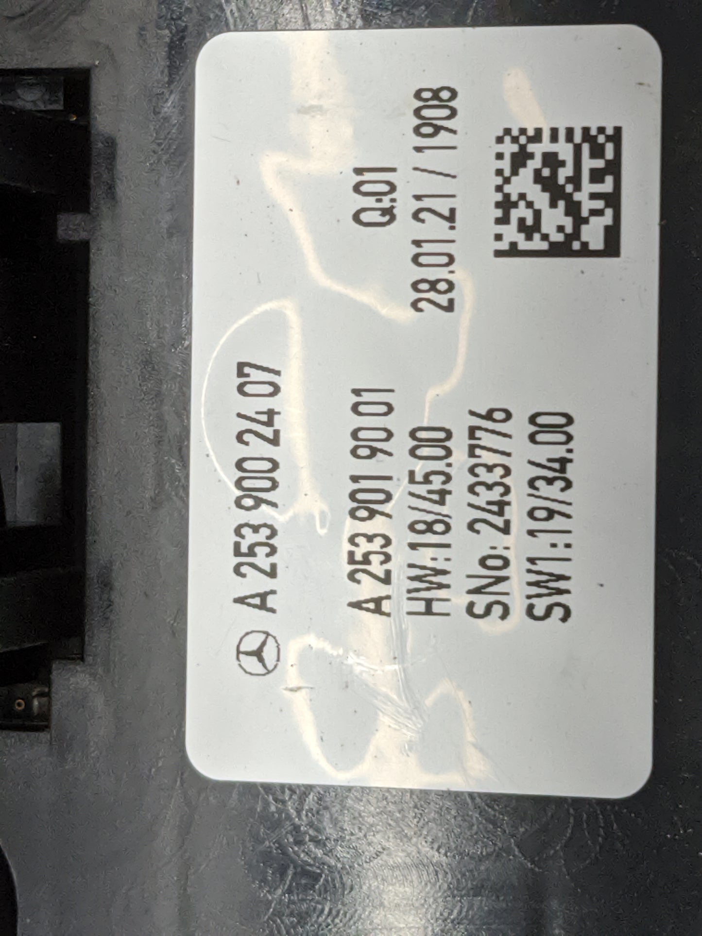 2021 Mercedes-Benz Glc-Class Radio AM FM Cd Player Receiver Replacement P/N:A2539002407 A2539019001, A2539055203, A253905560
