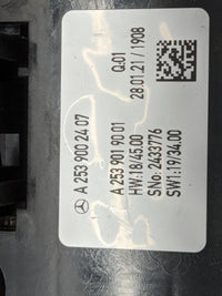 2021 Mercedes-Benz Glc-Class Radio AM FM Cd Player Receiver Replacement P/N:A2539002407 A2539019001, A2539055203, A253905560