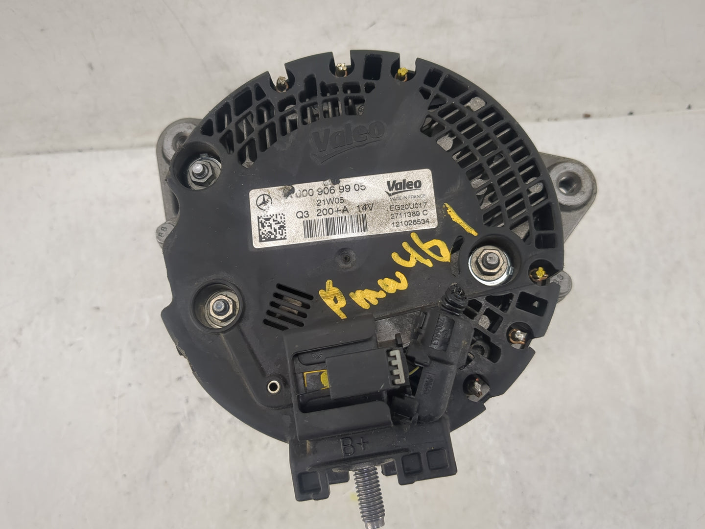 2021 Mercedes-Benz Glc250 Alternator Replacement Generator Charging Assembly Engine OEM P/N:EG20U017 2711389 C Fits OEM Used