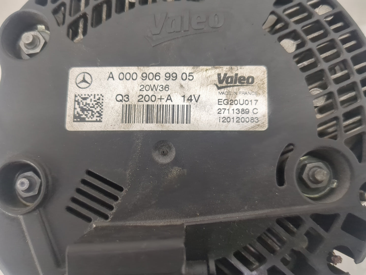 2021 Mercedes-Benz Glc250 Alternator Replacement Generator Charging Assembly Engine OEM P/N:2711389 C EG20U017 Fits OEM Used