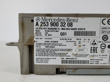 2020-2022 Mercedes-Benz Glc300 Radio AM FM Cd Player Receiver Replacement Fits Fits 2020 2021 2022 OEM Used Auto Parts