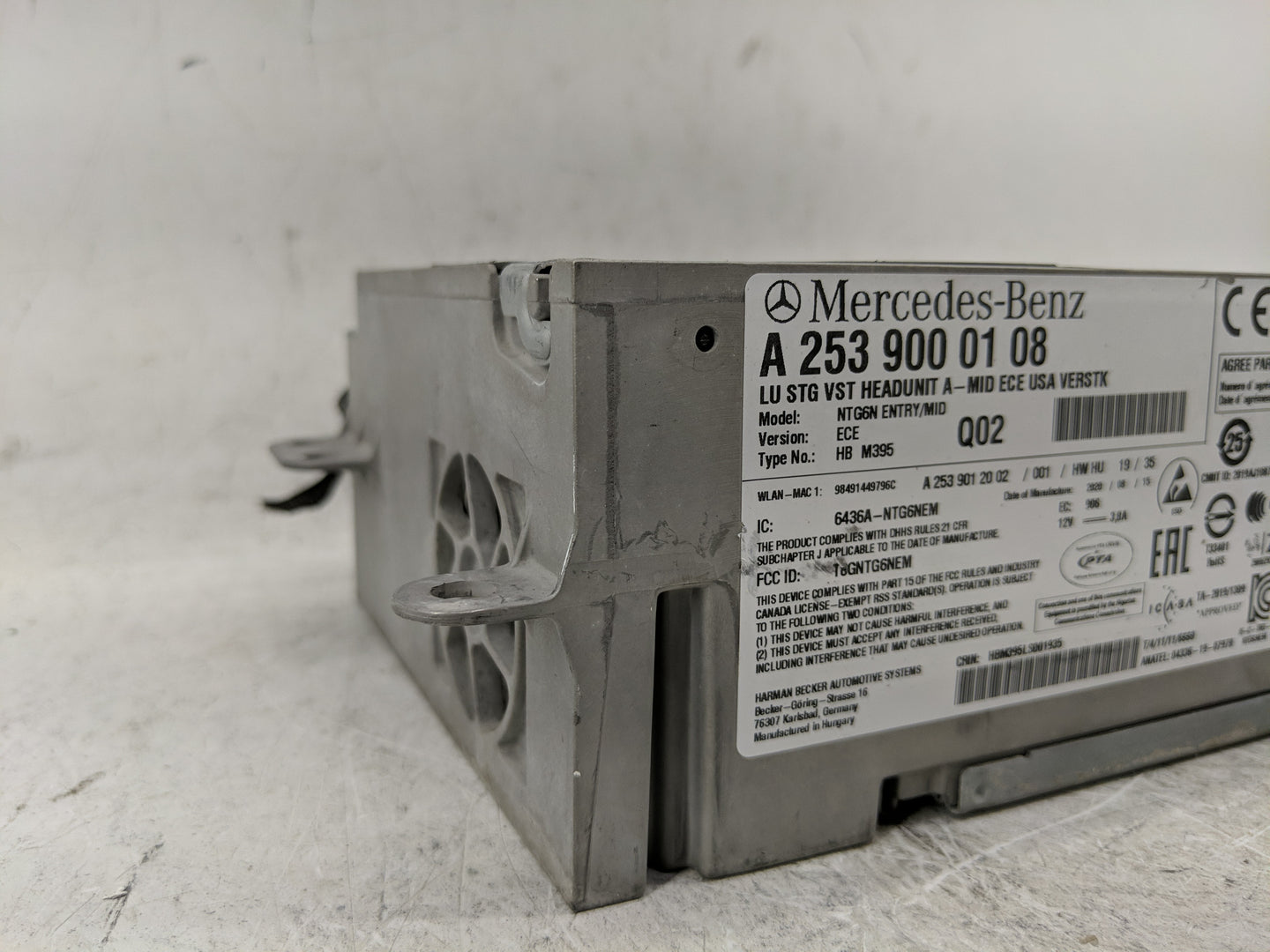 2021 Mercedes-Benz Glc300 Radio AM FM Cd Player Receiver Replacement Fits OEM Used Auto Parts - Oemusedautoparts1.com