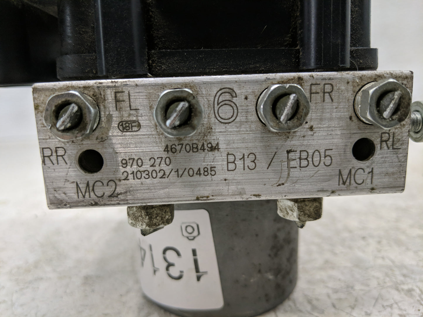 2021 Mitsubishi Mirage ABS Pump Control Module Replacement P/N:4670B494 Fits OEM Used Auto Parts - Oemusedautoparts1.com