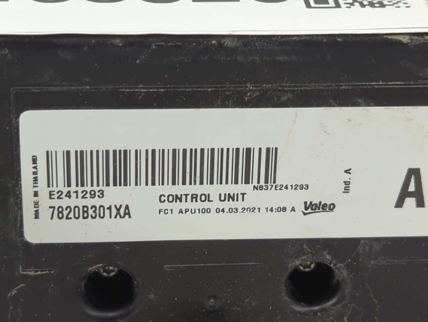 2021 Mitsubishi Mirage Climate Control Module Temperature AC/Heater Replacement P/N:7820B301XA E241293 Fits OEM Used Auto Pa