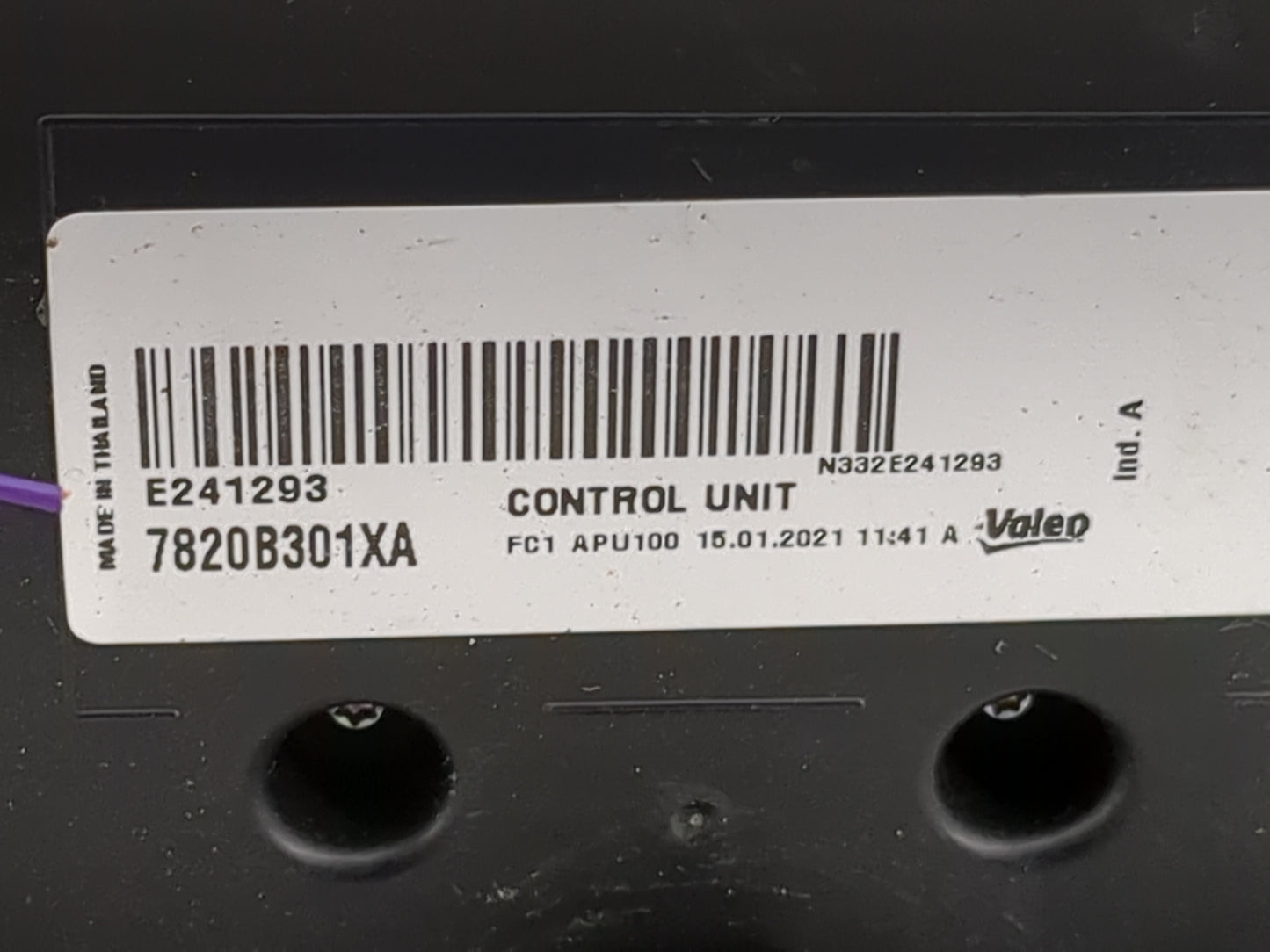 2021 Mitsubishi Mirage Climate Control Module Temperature AC/Heater Replacement P/N:7820B301XA E241293 Fits OEM Used Auto Pa