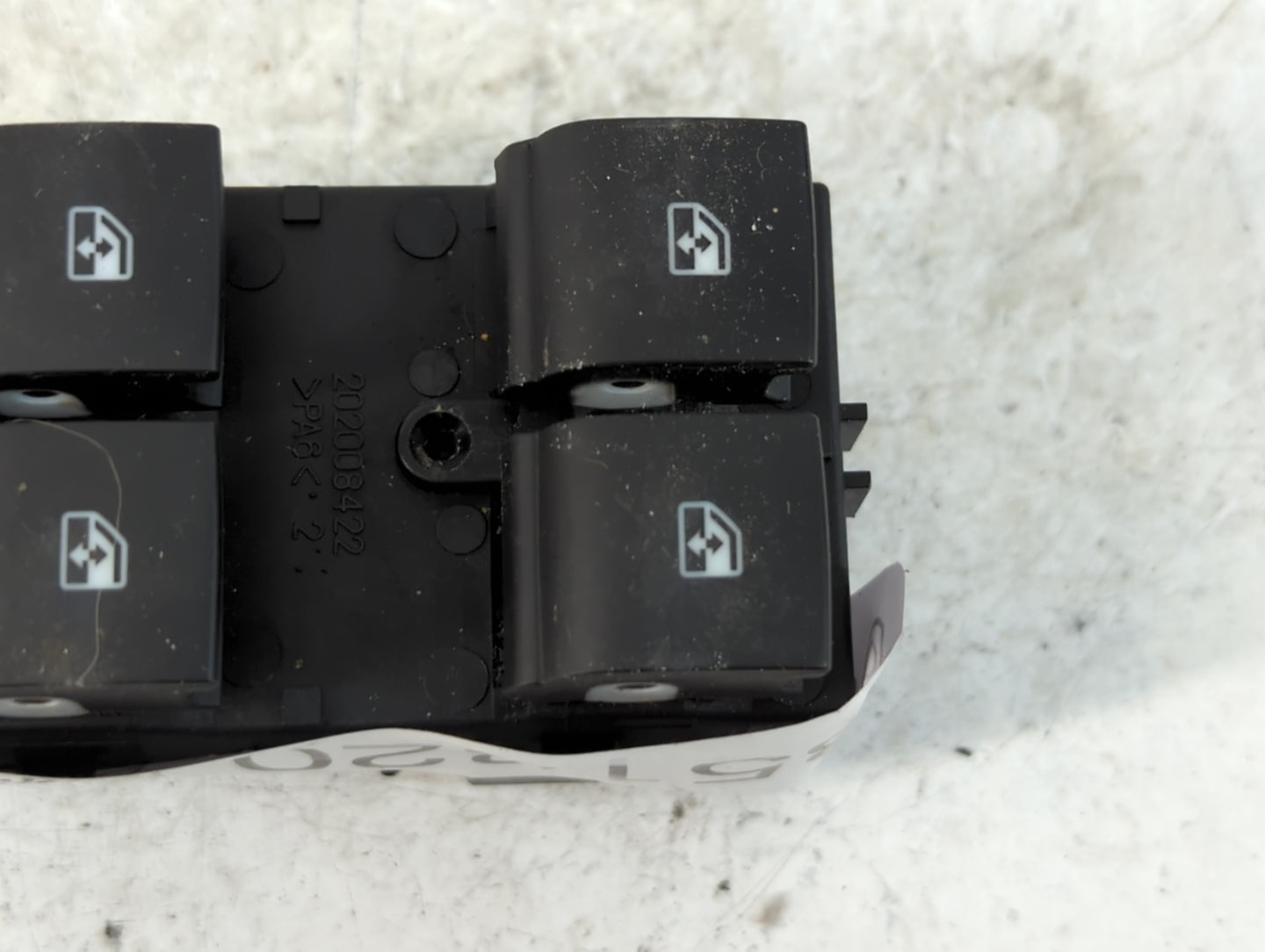 2021 Mitsubishi Mirage Master Power Window Switch Replacement Driver Side Left P/N:95188244 Fits OEM Used Auto Parts - Oemus