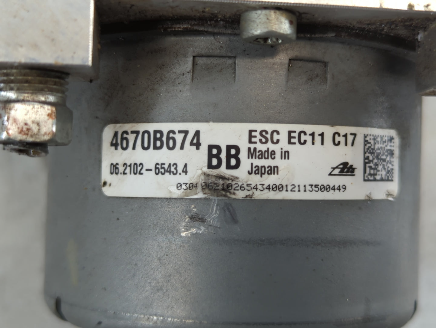 2021 Mitsubishi Outlander Sport ABS Pump Control Module Replacement P/N:4670B674 Fits OEM Used Auto Parts - Oemusedautoparts