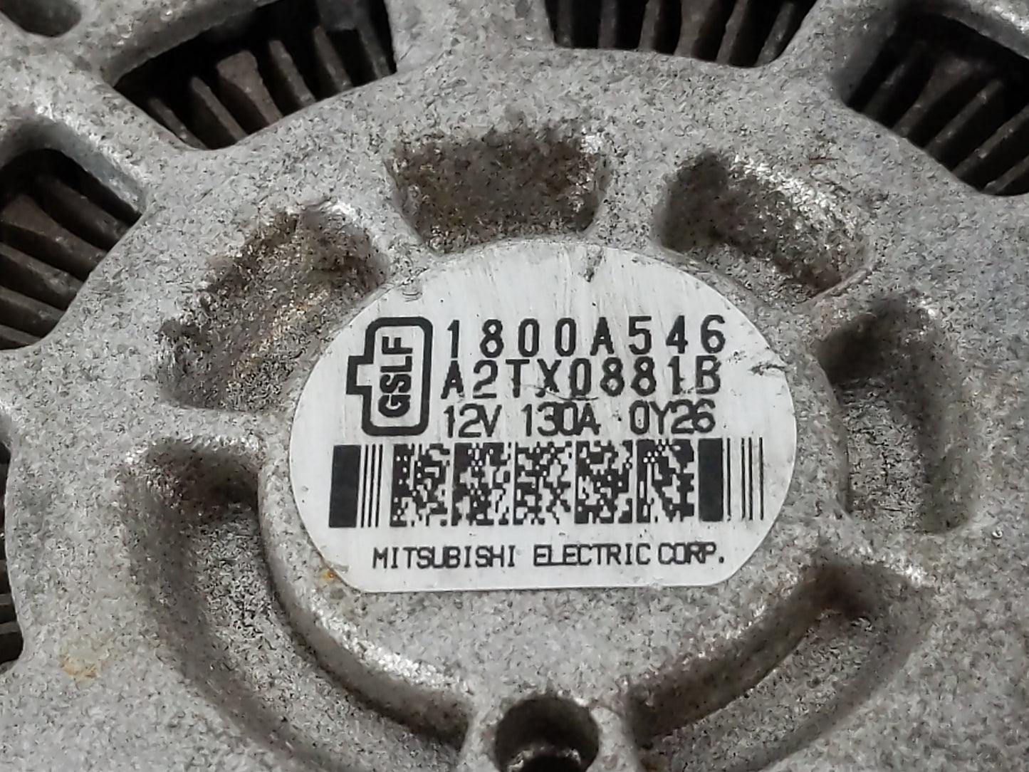 2011-2017 Mitsubishi Outlander Sport Alternator Replacement Generator Charging Assembly Engine OEM P/N:1800A546 1800A288 Fit