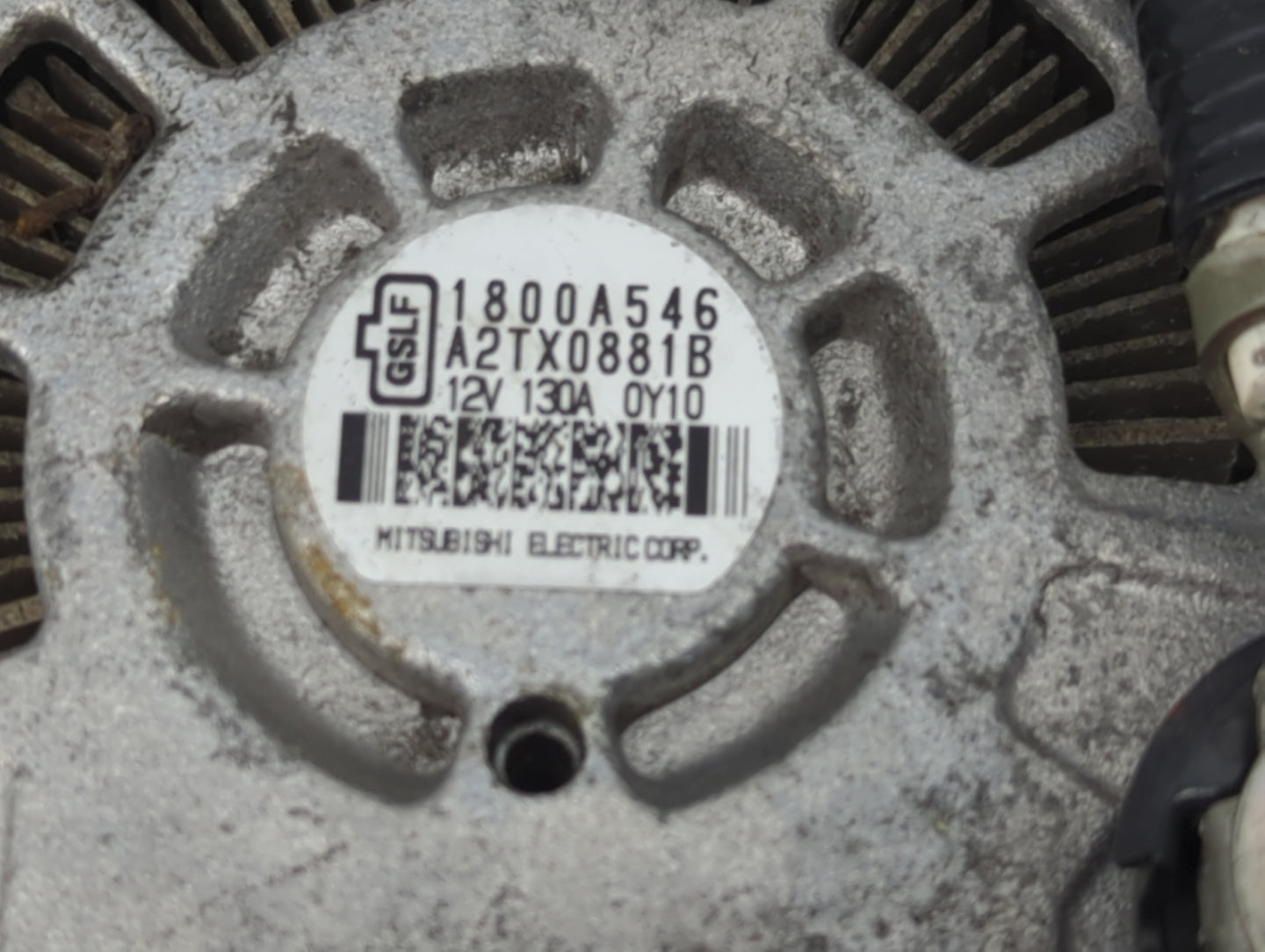 2011-2017 Mitsubishi Outlander Sport Alternator Replacement Generator Charging Assembly Engine OEM P/N:1800A546 Fits OEM Use